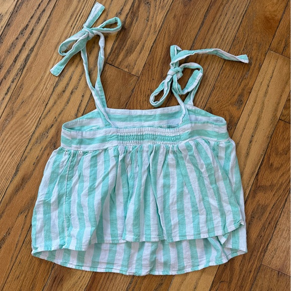 Stoney Clover Lane X Target Green Stripe Tie Tank Size XS - Picture 8 of 8